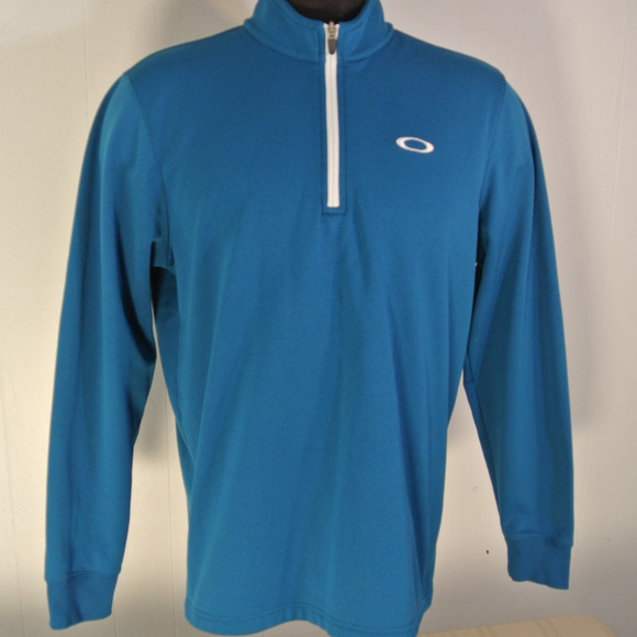 Oakley Other - OAKLEY Sunglasses Co Large Men 1/4 Zip Blue Fleece